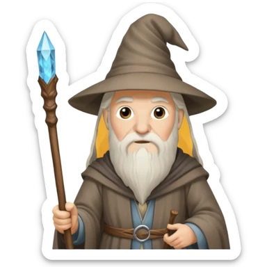 gandalf wizard sticker