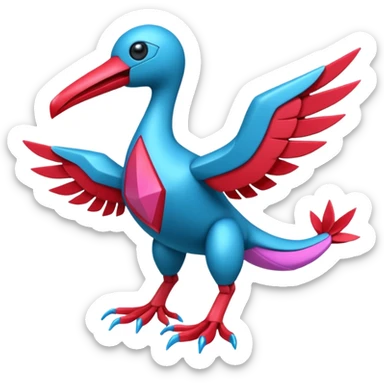 Mandibuzz-Yveltal-Porygon-fusion (full body) sticker