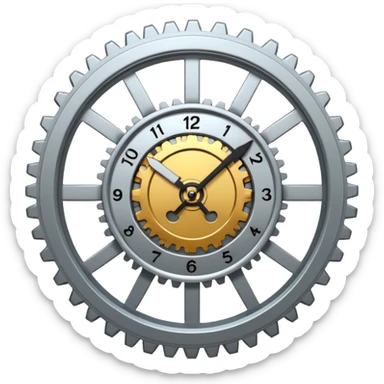 Clock Mechanism sticker