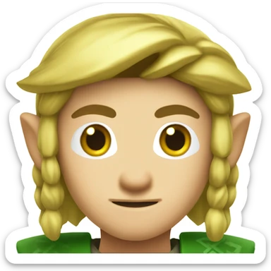 link from legend of zelda sticker