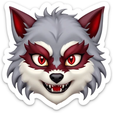 Wolf succubus sticker