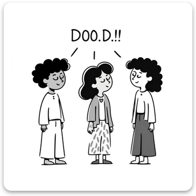 the concept of shame, interpreted visually, emotional expression, body language, hand drawn doodle style, subtle colors, abstract background sticker