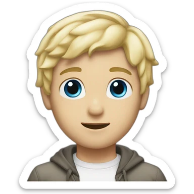eden-blond-hair-boy-blu-eyes sticker
