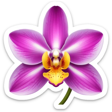 Orchid sticker