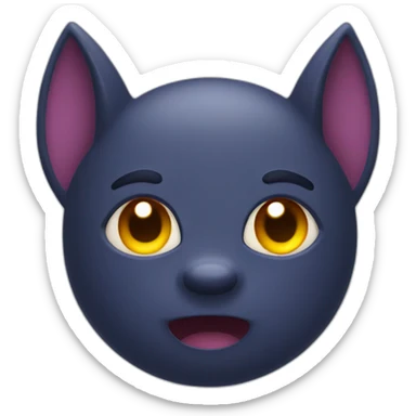 Bat Manu colours sticker