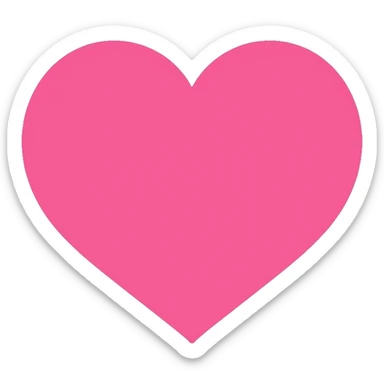 Pink color swatch sticker