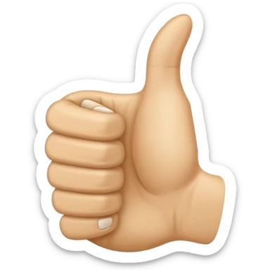 Thumbs up sticker