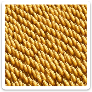 isometric field of wheat sticker