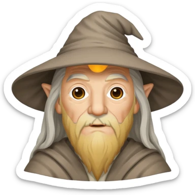 Gandalf the white sticker