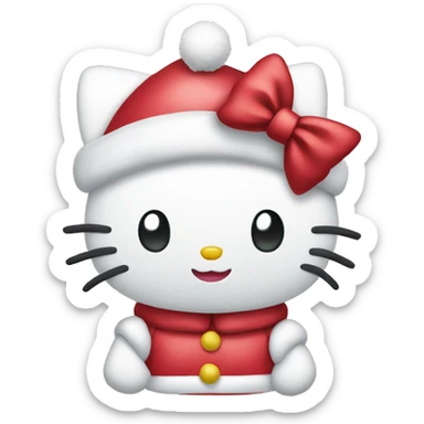 Hello kitty Christmas  sticker