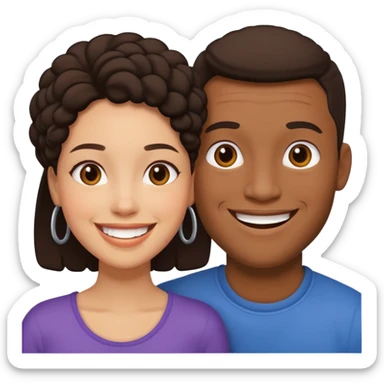 interacial couple sticker