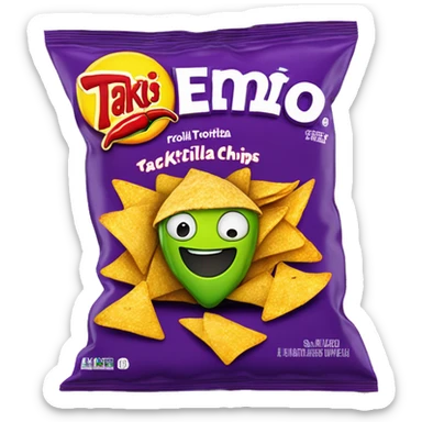 Takis Fuego Hot Chili Pepper & Lime Rolled Tortilla Chips, 9.9 oz sticker