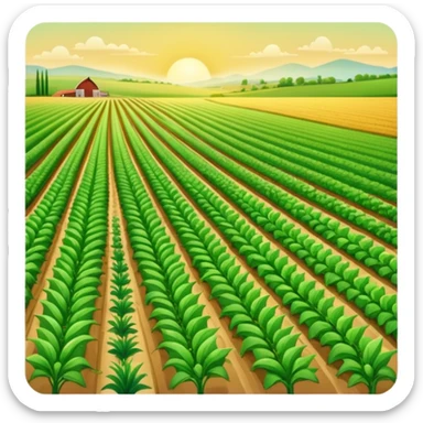 agricultural field sticker