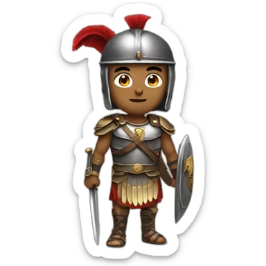 rome soldier gladiator sticker