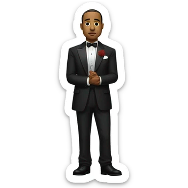The rapper freeze corleone, full body sticker