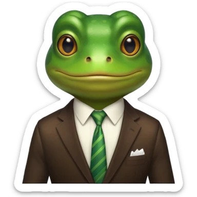criminal frog sticker