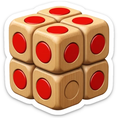 pachisi dice sticker