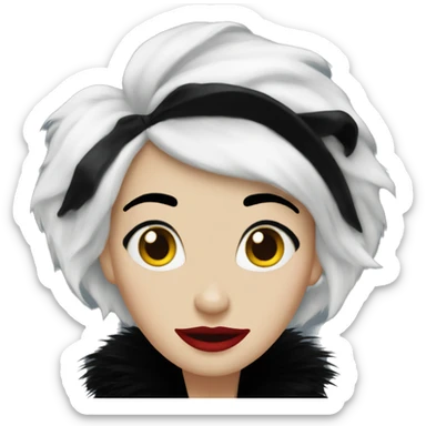 Cruella de vil sticker