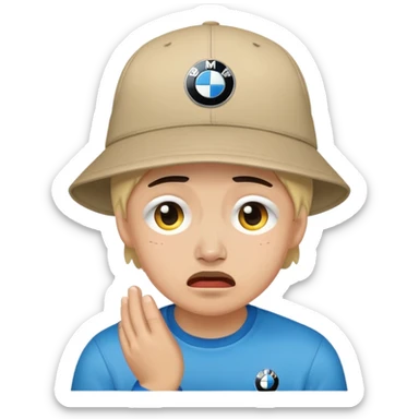 Bmw owner crying for him discrimination  sticker