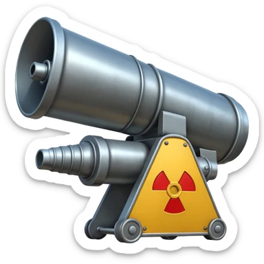 nuclear cannon sticker