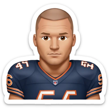 Brian Urlacher Chicago Bears sticker