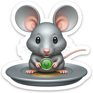 rat radar sticker