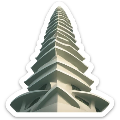 Lotus tower sri lanka sticker
