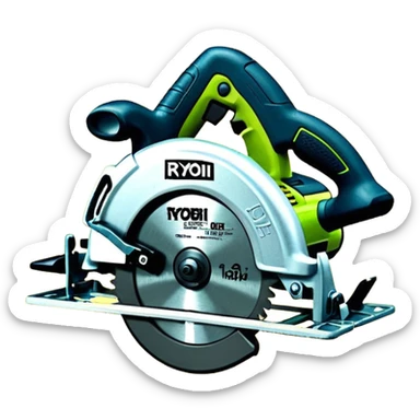 RYOBI ONE+ HP 18V Brushless Cordless 7-1/4 in. Circular Saw (Tool Only) PBLCS300B emoji style  sticker