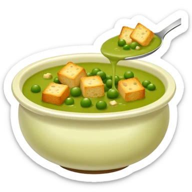 split pea soup sticker