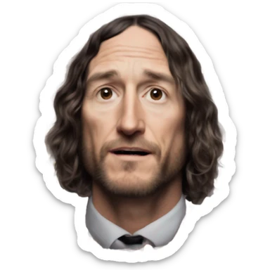 Crea un emoji basado en John Frusciante sticker