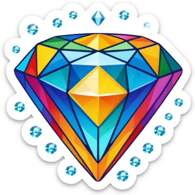 diamond art sticker