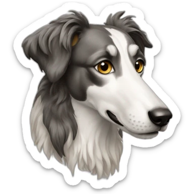 borzoi sticker