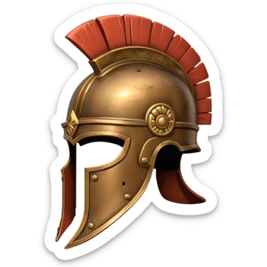 Roman Gladiator helmet sticker