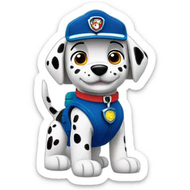 paw patrol dalmatien sticker