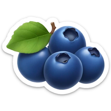 blueberry sticker