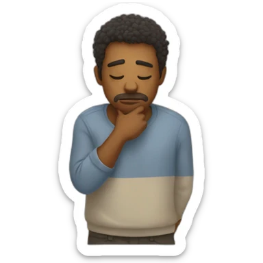 feeling ashamed sticker