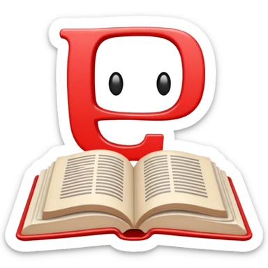 the text in red letters is "read books" sticker