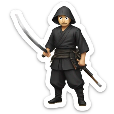 Japanese master assassin  sticker