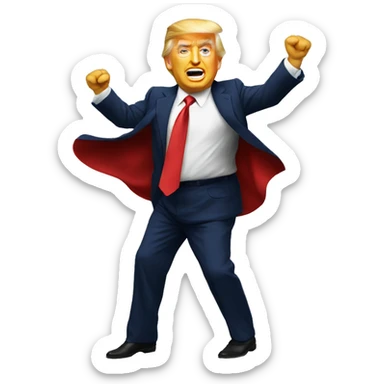 Donald Trump dancing sticker
