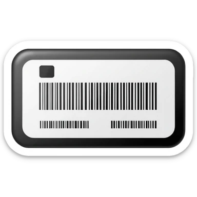 Barcode label sticker