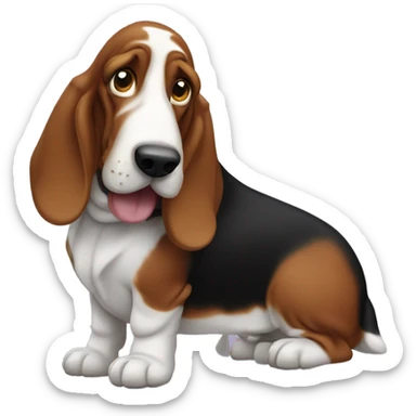 Basset Hound sticker