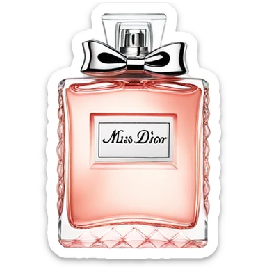 Miss dior perfume sticker