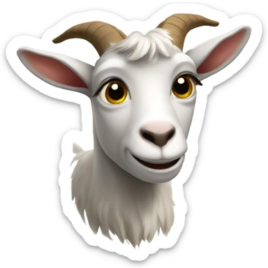 Goat, teaching class sticker