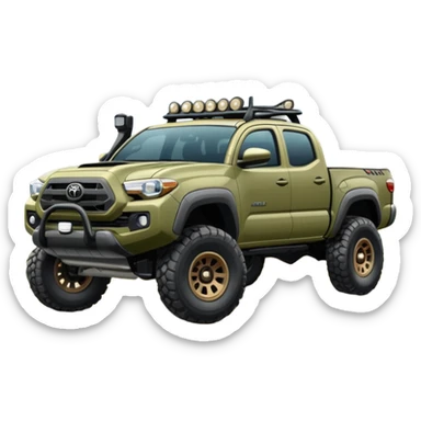 2025 olive Tacoma off-road  sticker