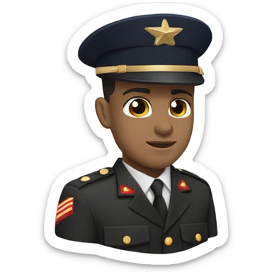 Marine corps dress blues Hispanic sticker