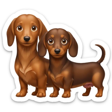 Perros salchicha sticker