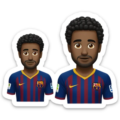 Le real audessus du barça sticker
