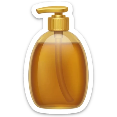 caramel syrup pump sticker