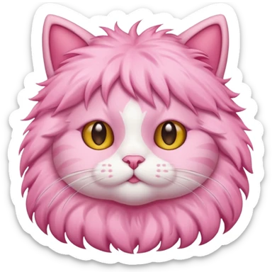 cute pink cat cutecore sticker