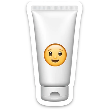 Lotion tube sticker